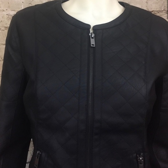 FAUX LEATHER MOTO JACKET - Picture 5 of 11